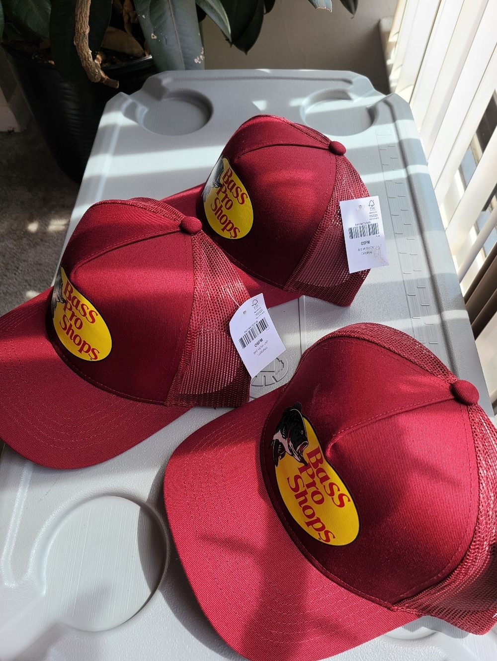 3 Classic Bass Pro Shops Hats. Cardinal Color: 2767756